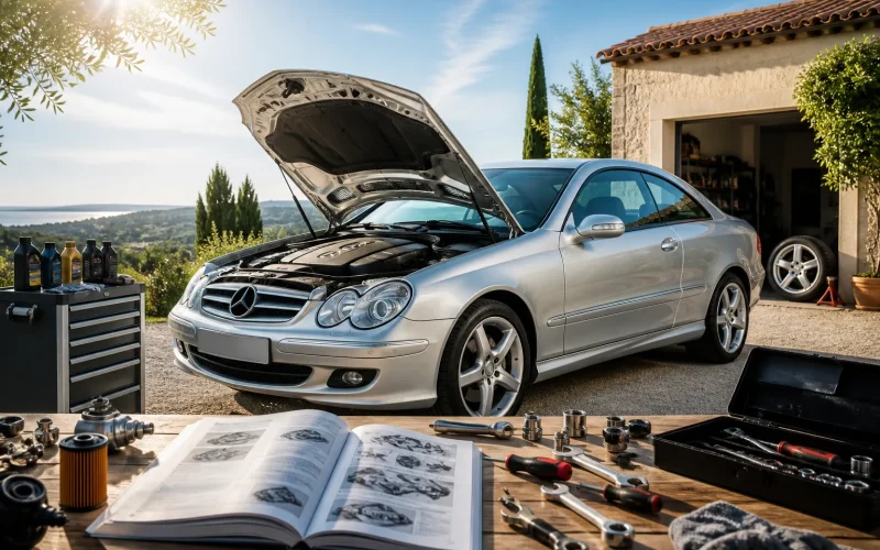 Tutoriels et guides de réparation CLK W209 pour entretenir votre Mercedes facilement